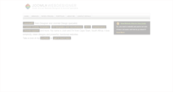 Desktop Screenshot of joomlawebdesigner.co.za